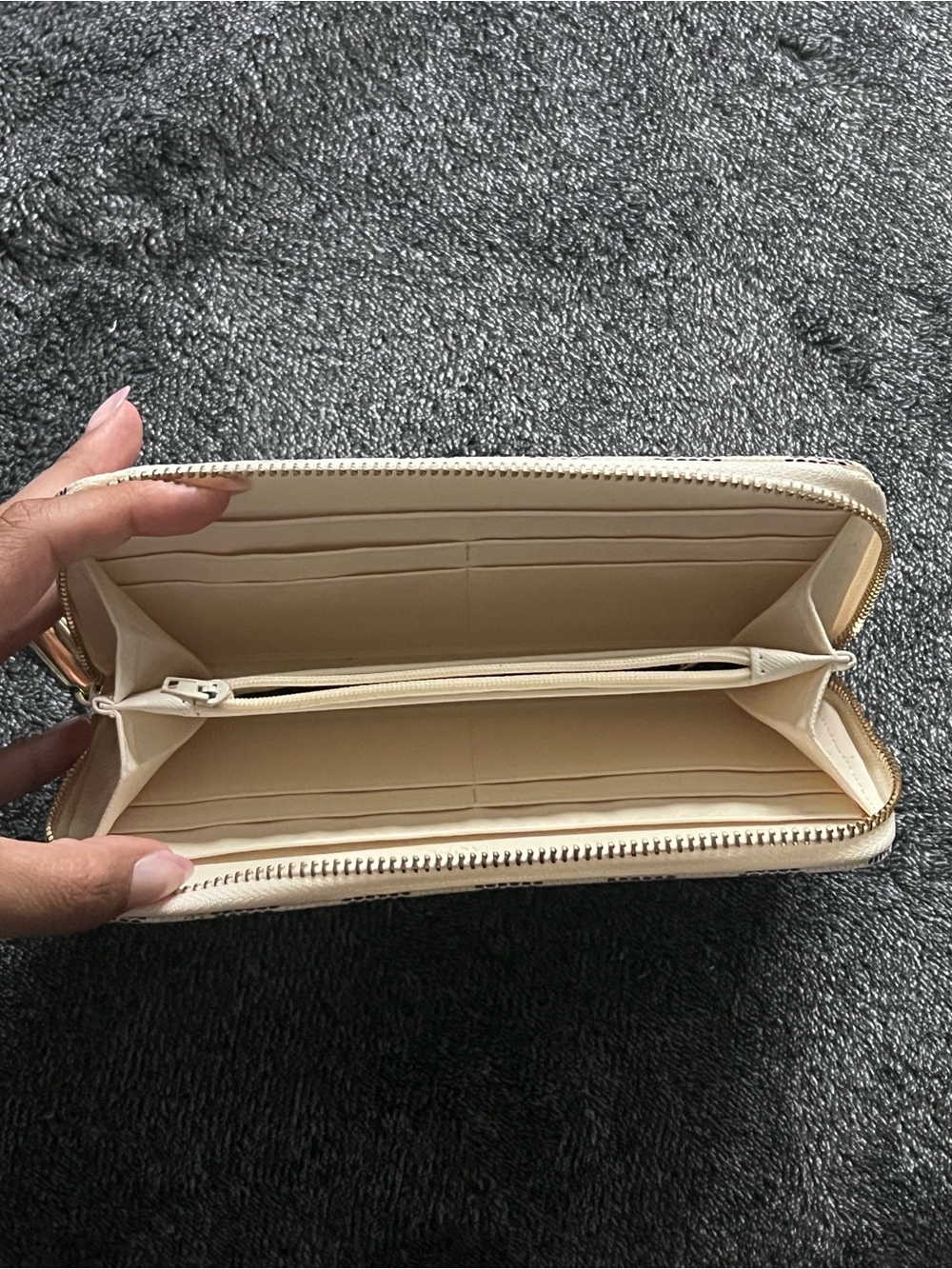 Checker Zip Wallet - Picture 2 of 4